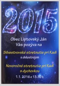 Vítanie Nového roka 2016 - 1 (autor: Juraj Záborsk Vítanie Nového roka 2016 - 1 (autor: Juraj Záborsk
