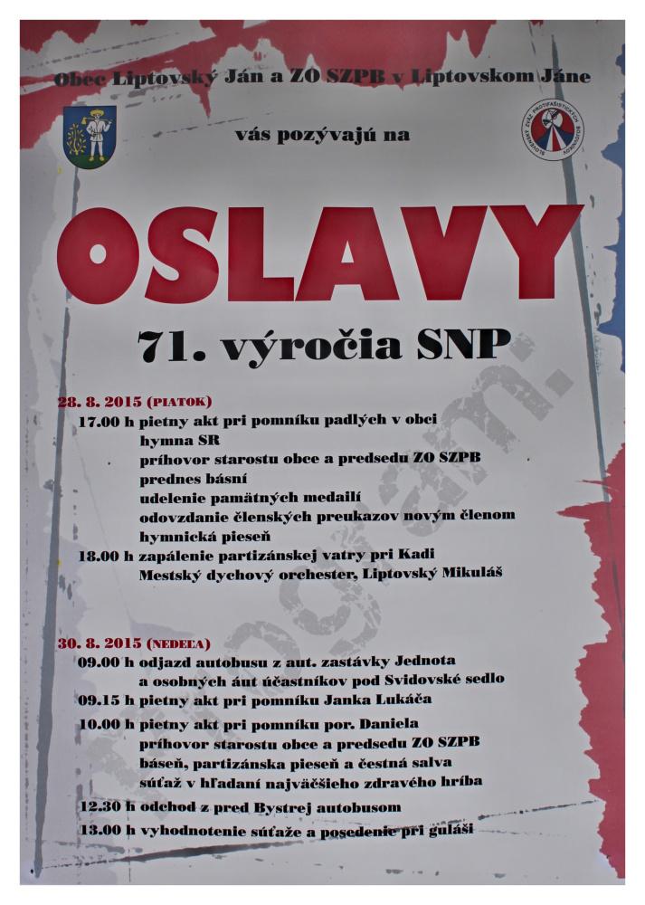Fotogaléria 28.8.2015 - 71. výročie SNP (74) 28.8.2015 - 71. výročie SNP