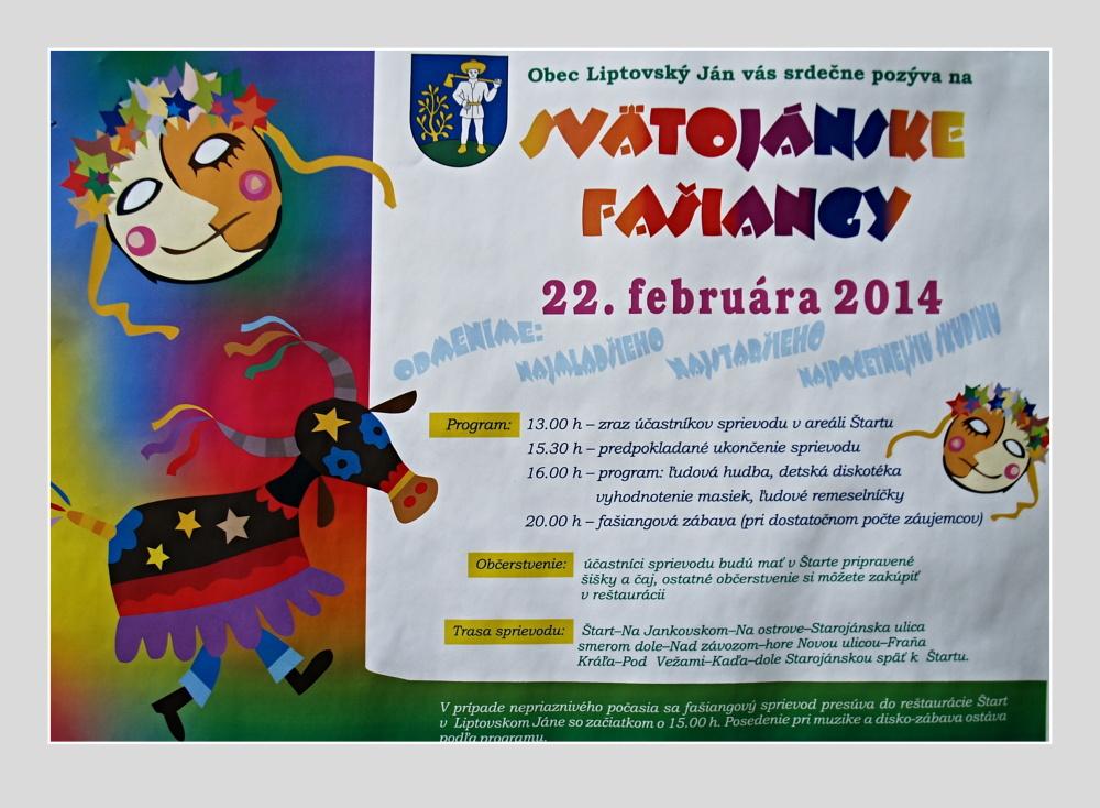 Fotogaléria 22.2.2014 - Svätojánske fašiangy I. (57) 22.2.2014 - Svätojánske fašiangy I.