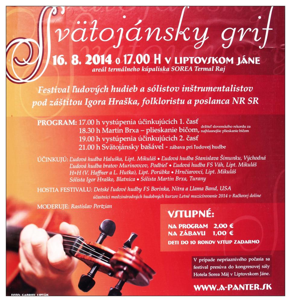Fotogaléria 16.8.2014 - Svätojánsky grif (72) 16.8.2014 - Svätojánsky grif