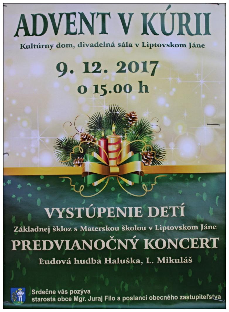 Fotogaléria 9.12.2017 - Advent v kúrii (53) 9.12.2017 - Advent v kúrii